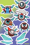 Paidia Bug-Bot Sticker Sheet